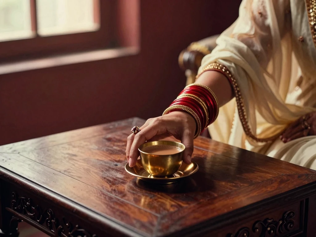 The chai stays warm